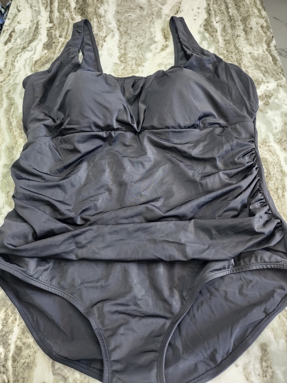 Swimsuits For All Black One-Piece Tummy Control Swimsuit New With Tag